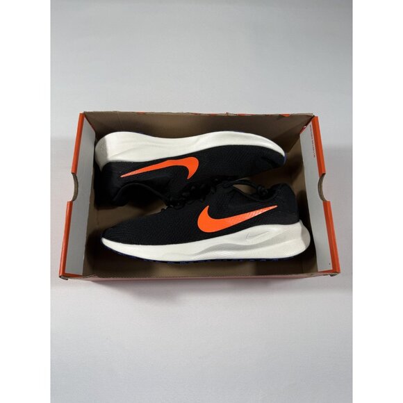 New Nike Revolution 7 Running Shoes Mens Size 10.5 Black Crimson FB2207 008 - Picture 1 of 10